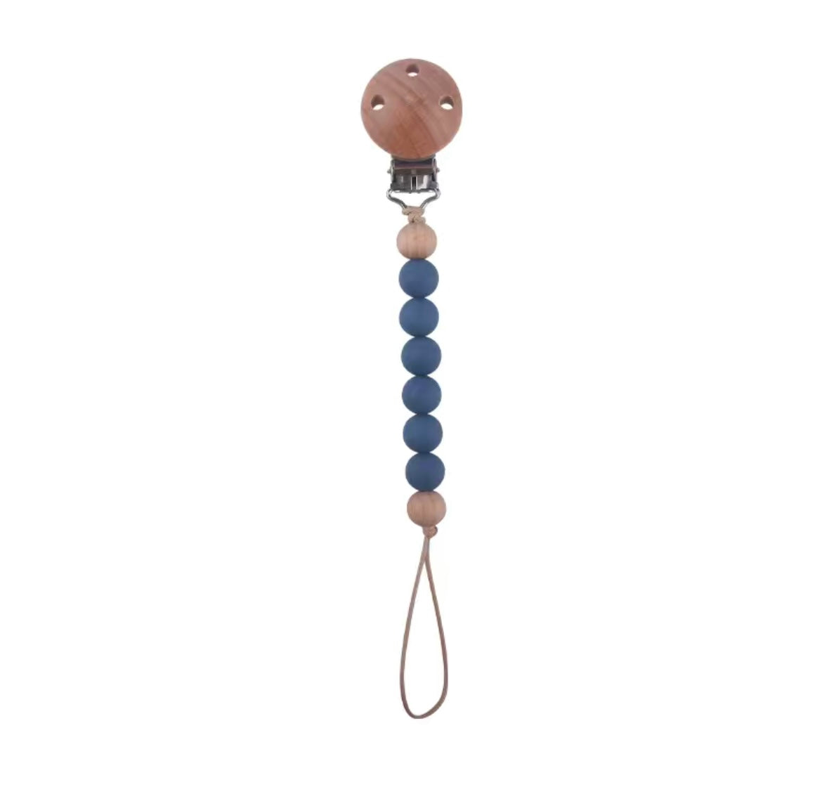 Cleo Pacifier Clip - Iron